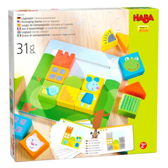HABA Arranging game Animal Squares
