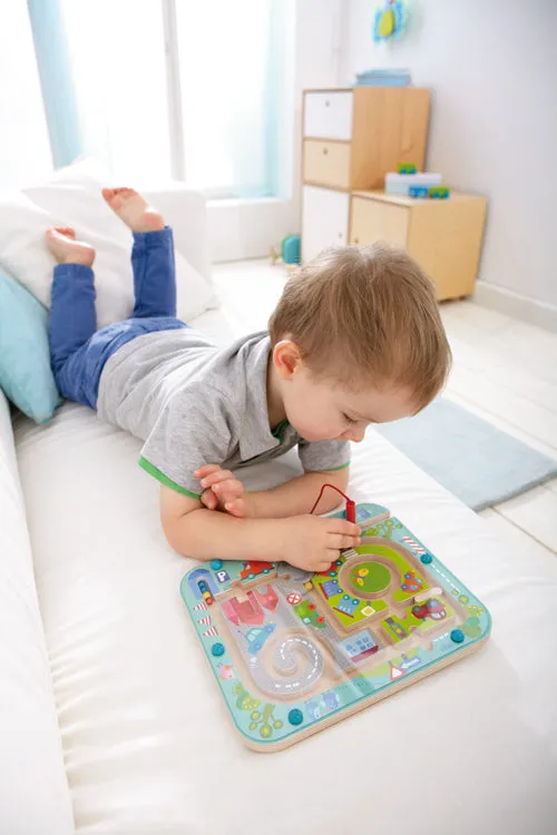 Haba Wooden Magnetic Game Town Maze
