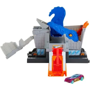 Hot Wheels City Nemesis T-Rex Grocery Attack Playset