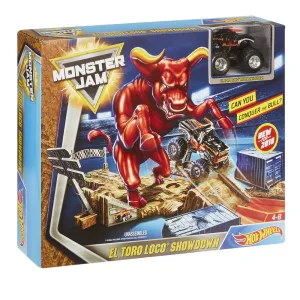 Hot Wheels Monster Jam El Toro Loco Showdown Track Set