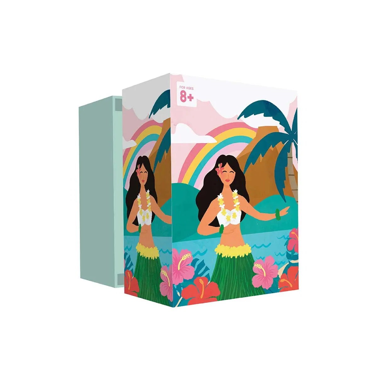 Hula Girl Volcano Rectangle Puzzle, 500pcs