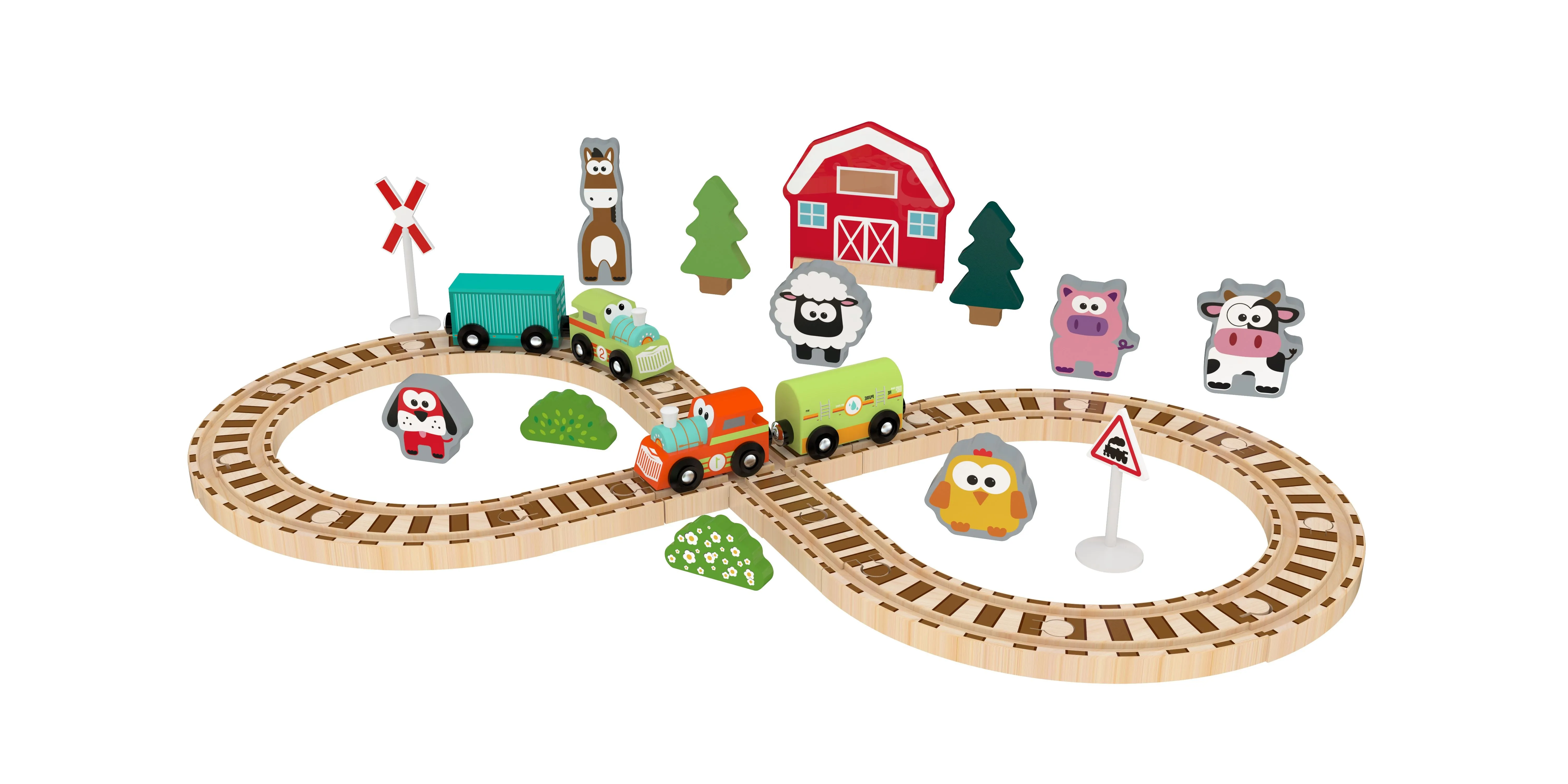 J'Adore Farm Train Set
