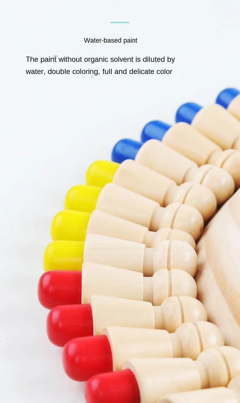 Kids Game Chess Wooden Memory Match Stick Fun Color Game Board Puzzles Educational Toy Cognitive Ability Learning Children Toys