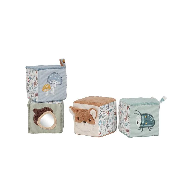 Little Dutch 4 Soft Blocks - Forest Friends