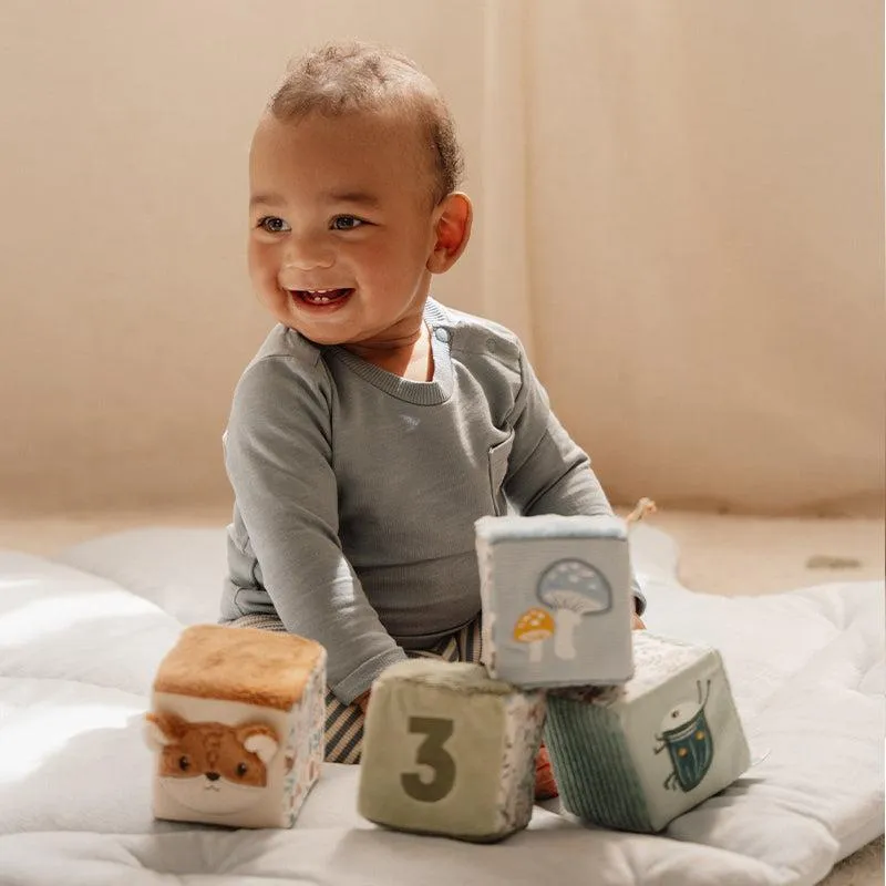 Little Dutch 4 Soft Blocks - Forest Friends
