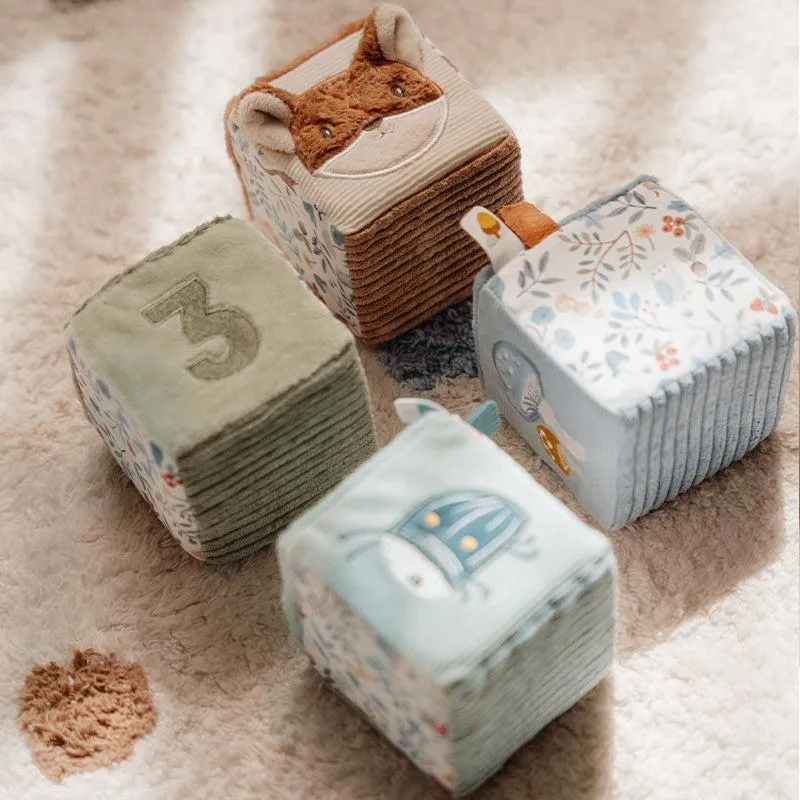 Little Dutch 4 Soft Blocks - Forest Friends