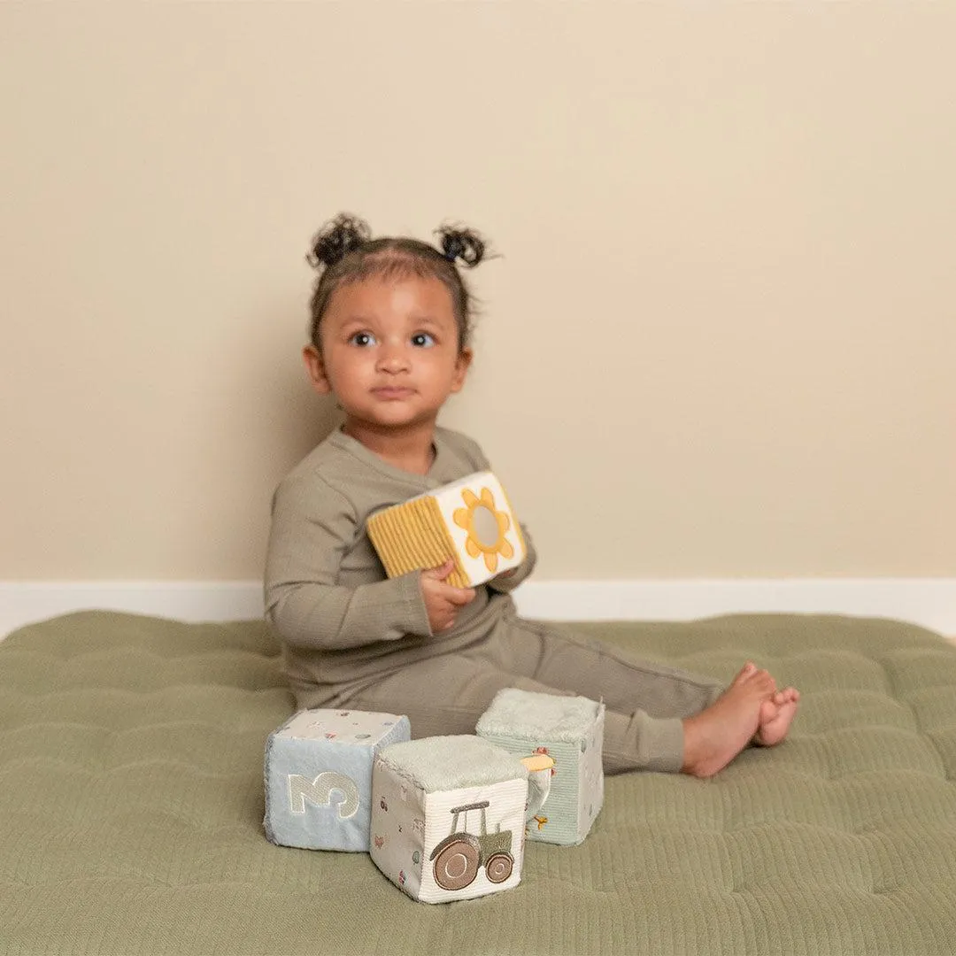 Little Dutch 4 Soft Blocks  - Little Farm