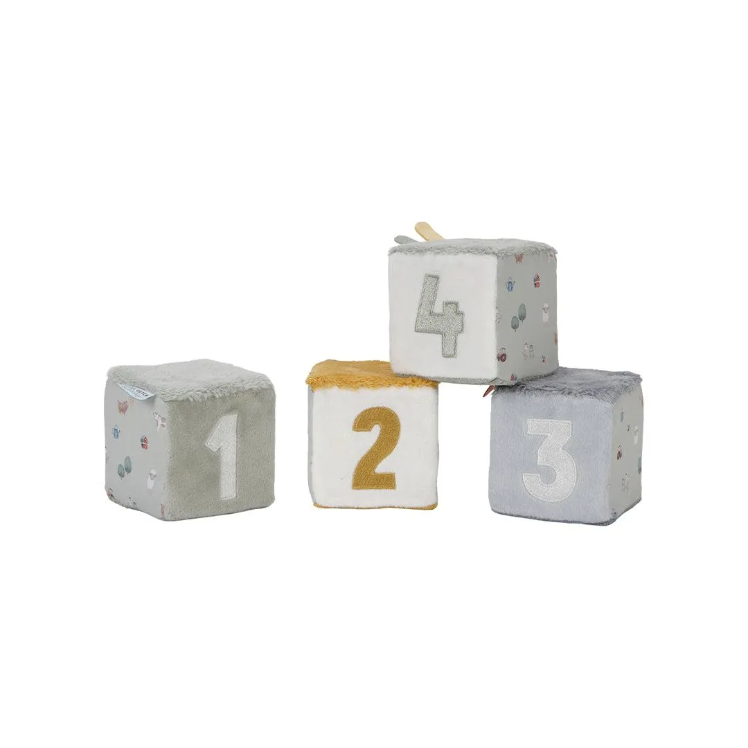 Little Dutch 4 Soft Blocks  - Little Farm