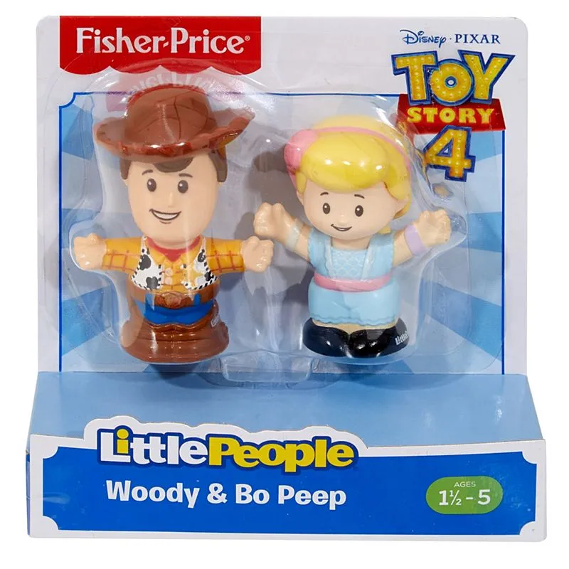 Little People Toy Story 4 Woody & Bo Peep 2 Pack