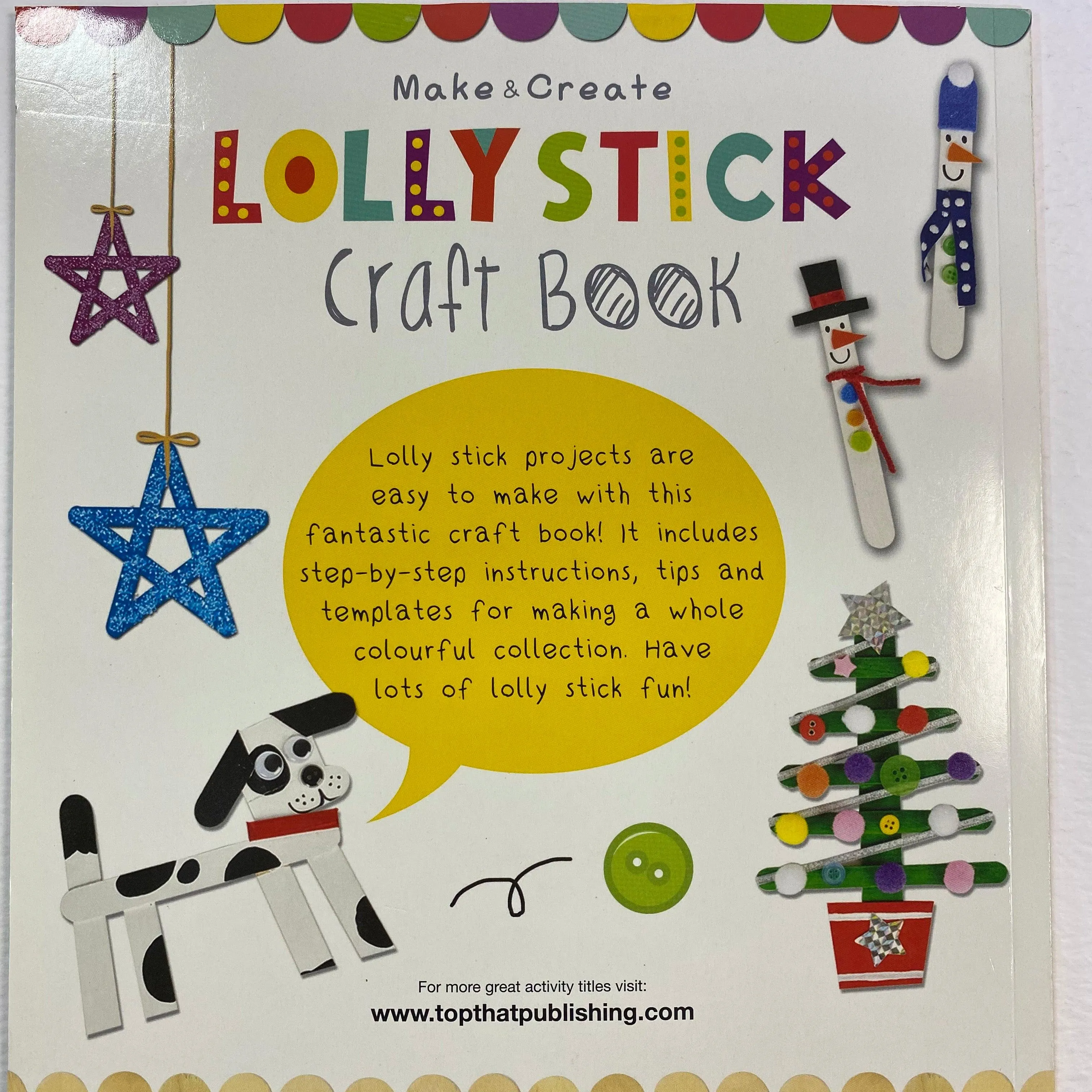 Make & Create  LOLLY STICK Craft book