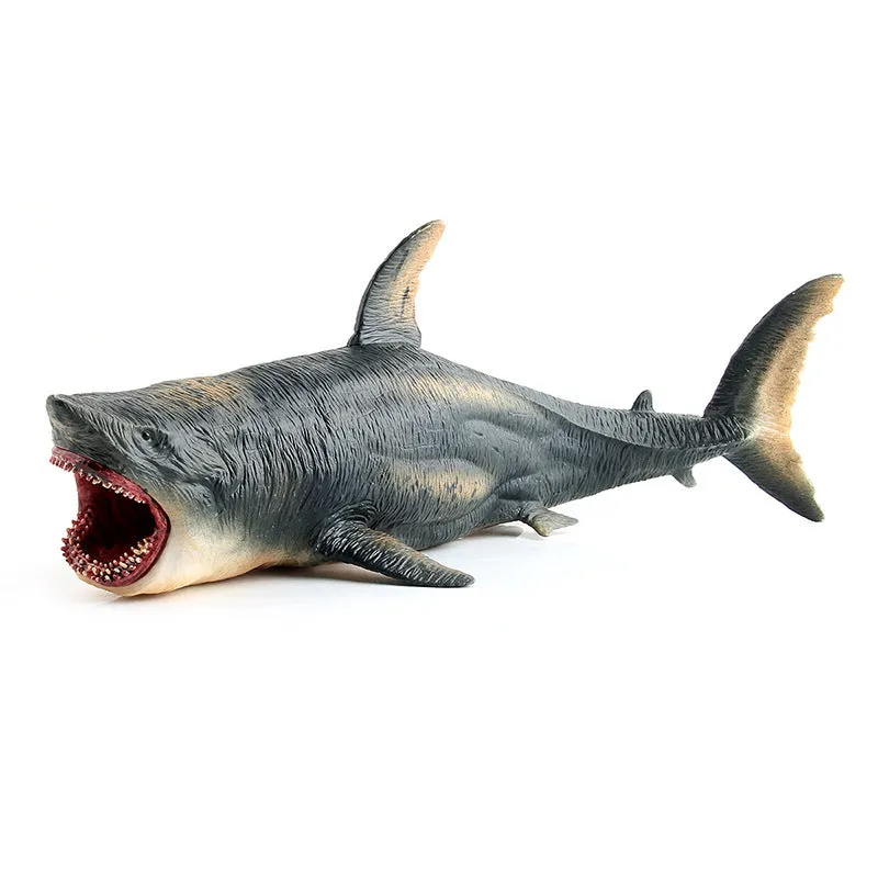 Marine Life Model Large Hollow Simulation Great White Shark Megalodon Underwater World Decoration Toys