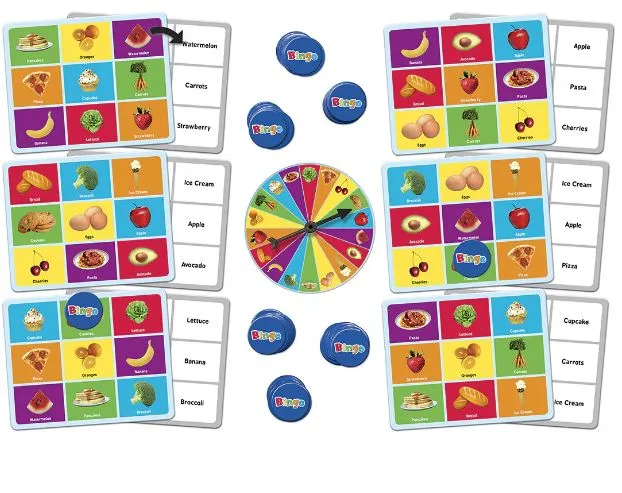 MasterPieces Food Bingo