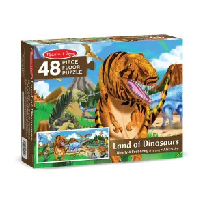 Melissa & Doug Land Of Dinosaurs 48 Piece Floor Puzzle