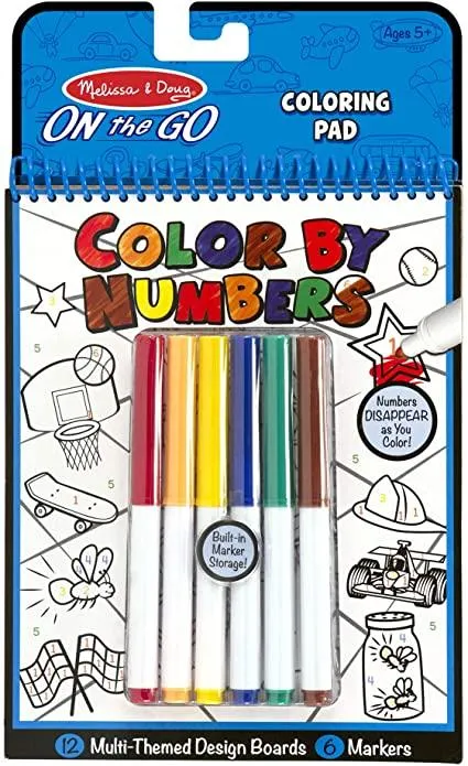 Melissa & Doug On the Go - Coloring Pad - Color By Numbers