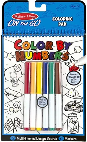 Melissa & Doug On the Go - Coloring Pad - Color By Numbers