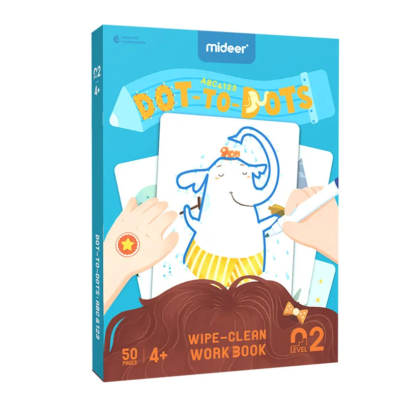 Mideer Finger Fun Wipe-Clean Workbook