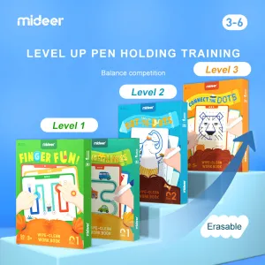 Mideer Finger Fun Wipe-Clean Workbook