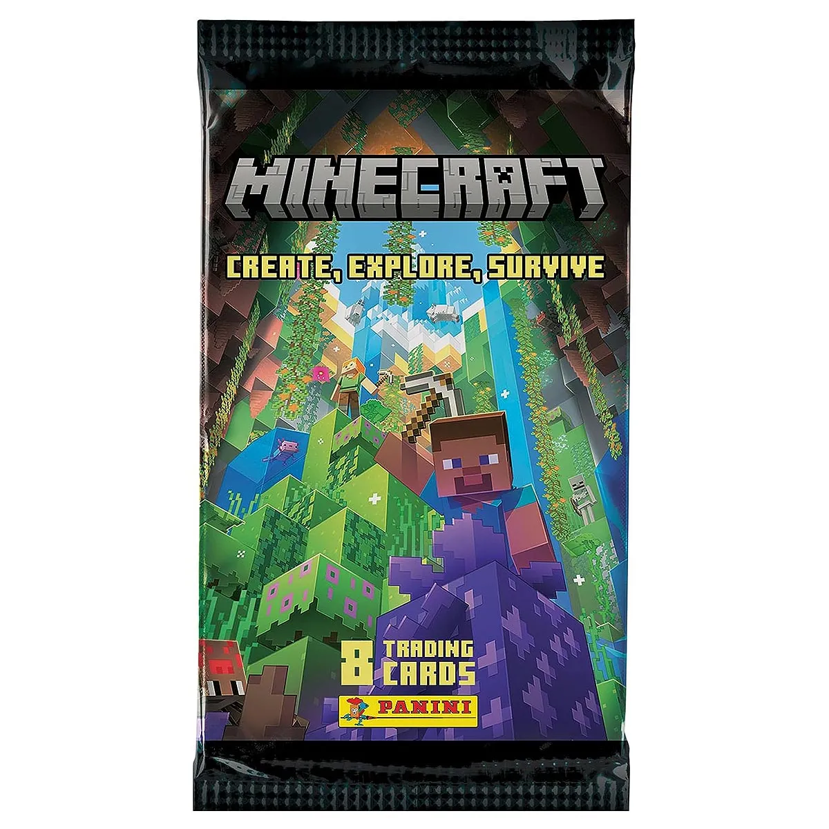 Panini Minecraft 'Create, Explore, Survive' Trading Card Collection 18 Pack Box