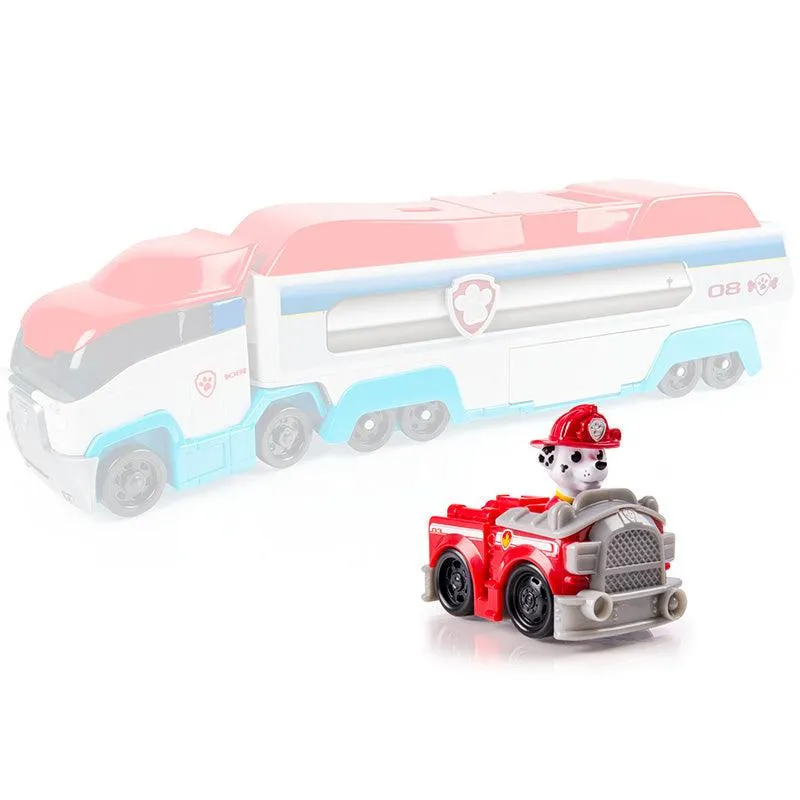 Paw Patrol Rescue Racer Toy Car Marshall - Red