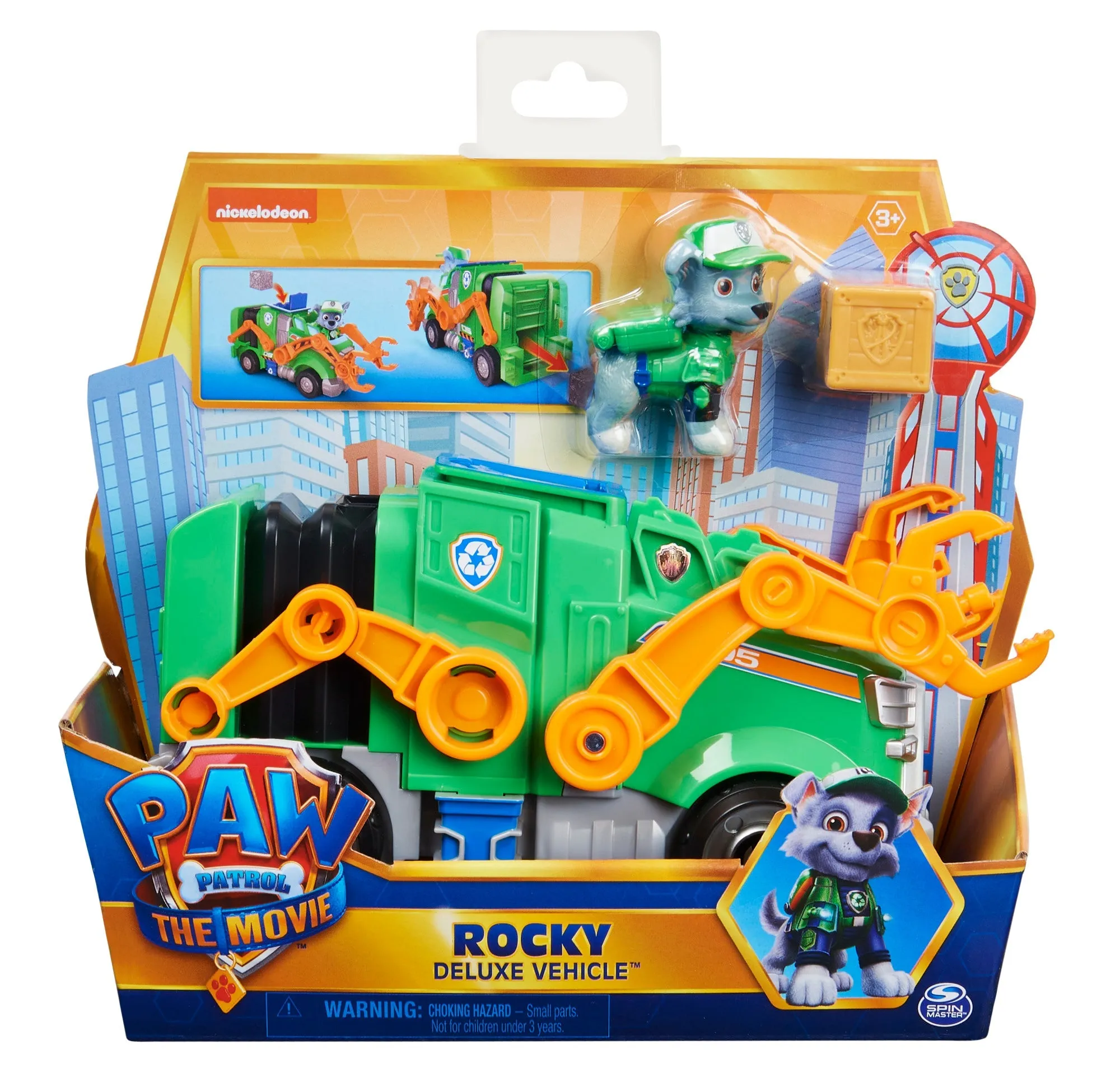 Paw Patrol The Movie Themed Vehicle Rocky Deluxe Vehicle