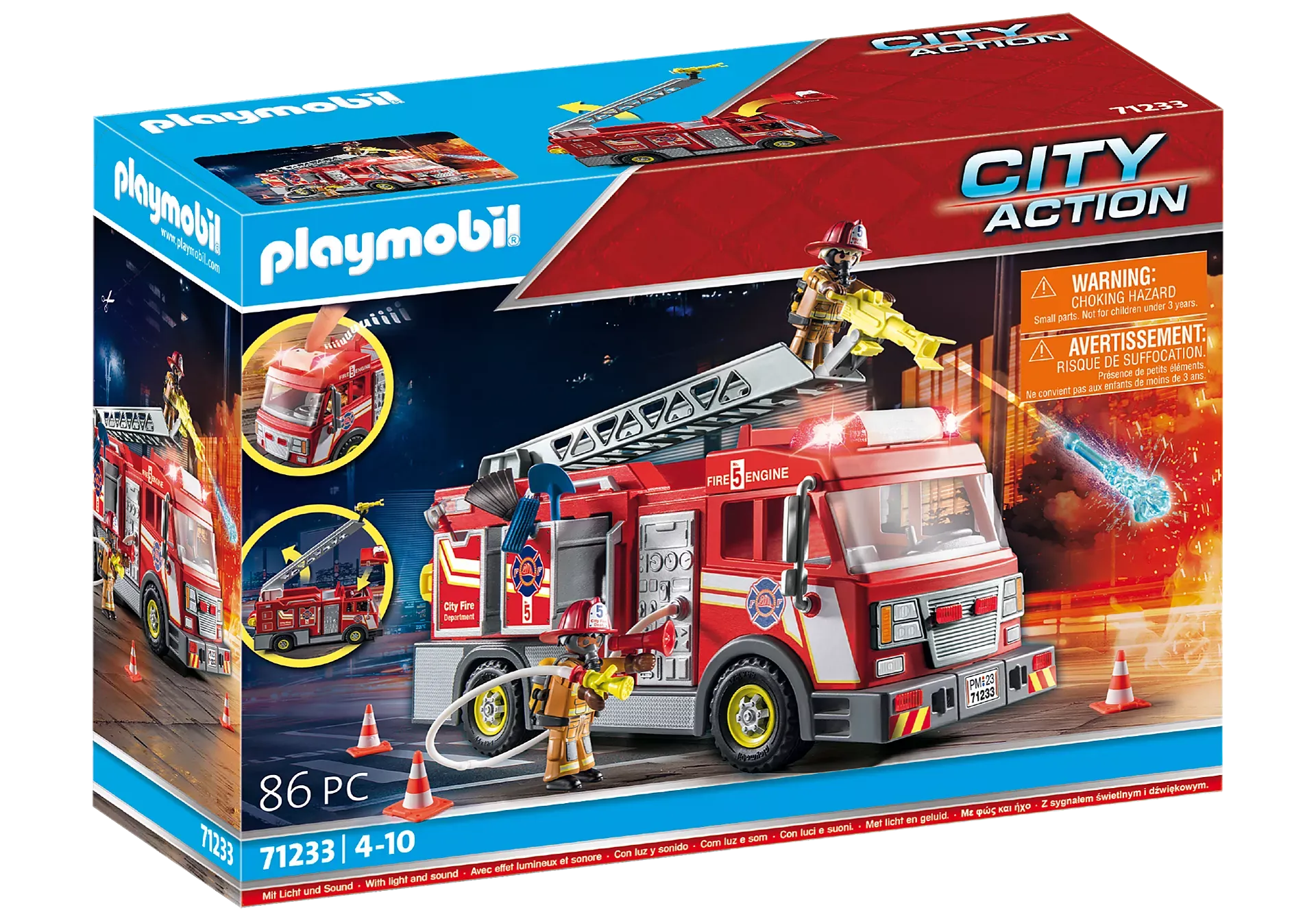 Playmobil City Action: Fire Truck 71233