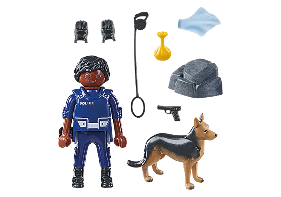 Playmobil Special Plus: Police Officer with Dog 71162