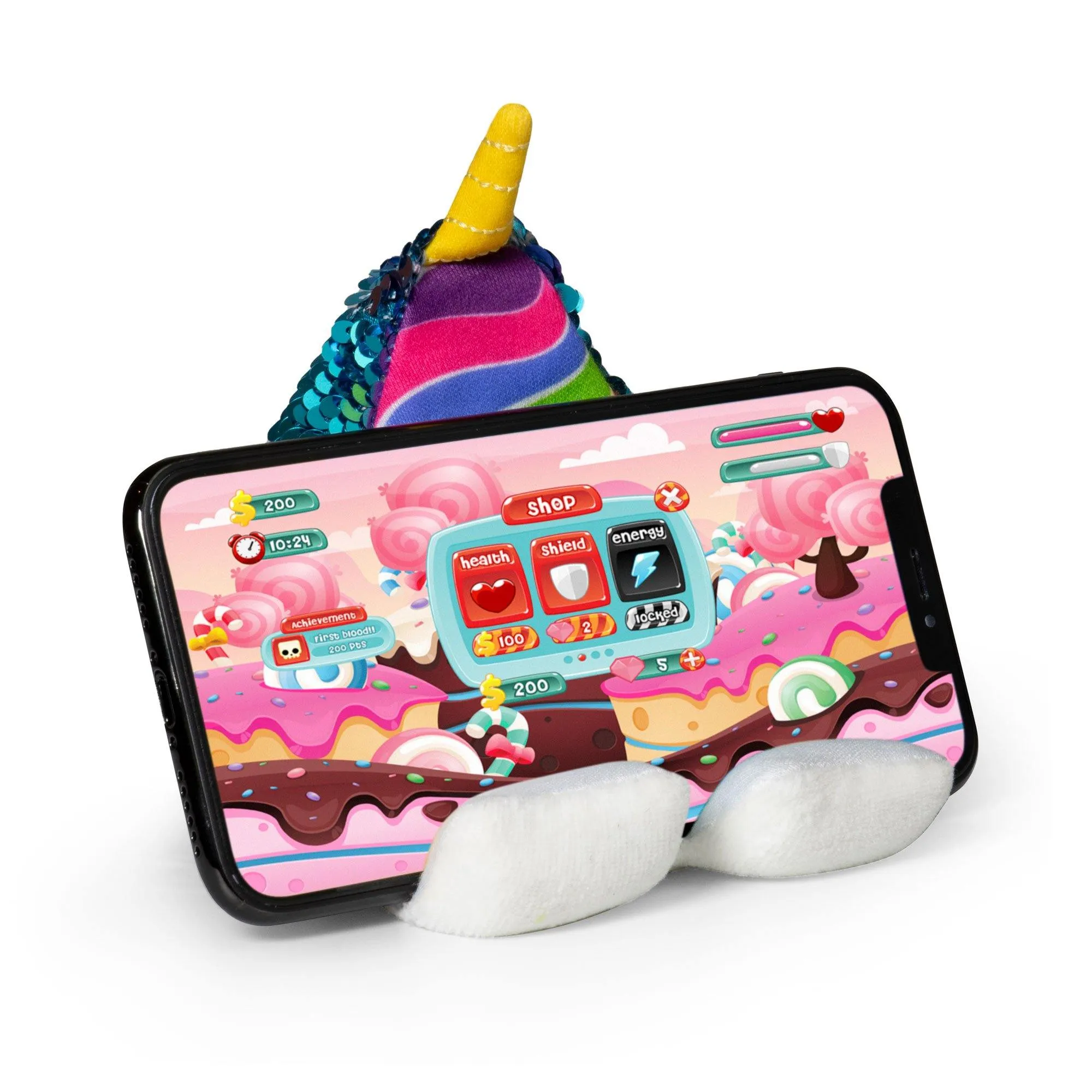 Plusheez Mobile Phone Holder (Unicorn)