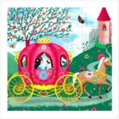 Princess Carriage puzzle 54 piece - Djeco