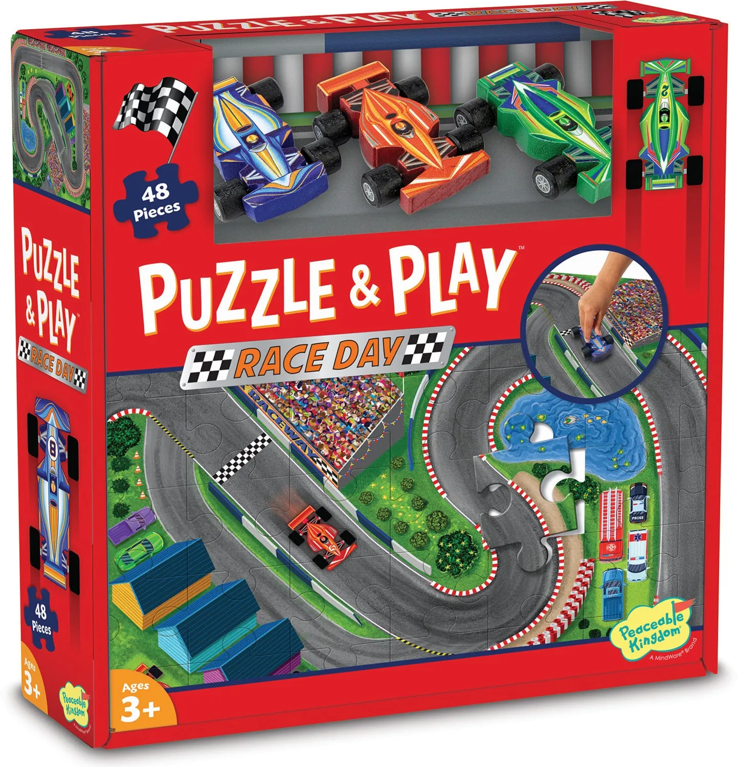 Puzzle & Play Race Day 48 Piece Puzzle