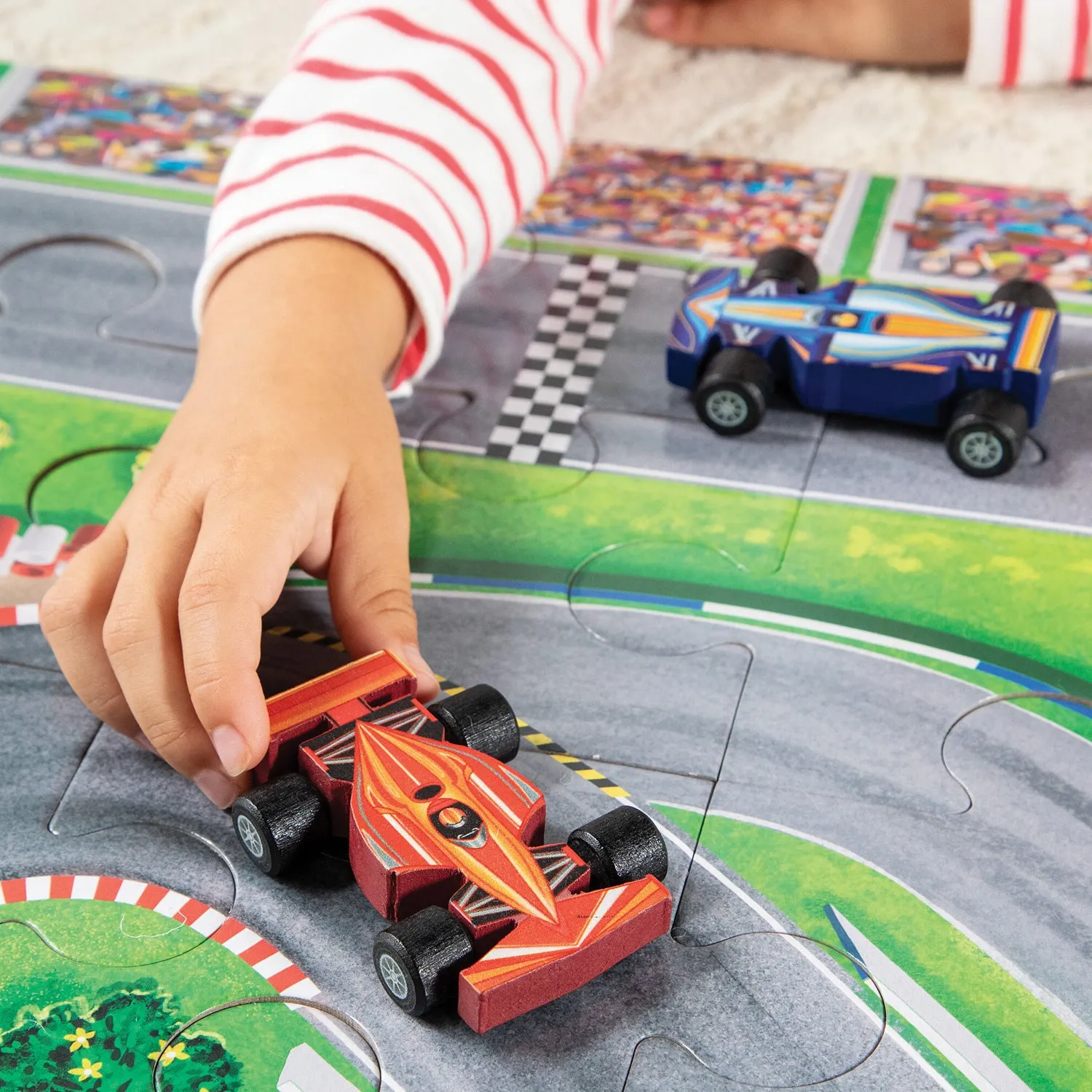 Puzzle & Play Race Day 48 Piece Puzzle