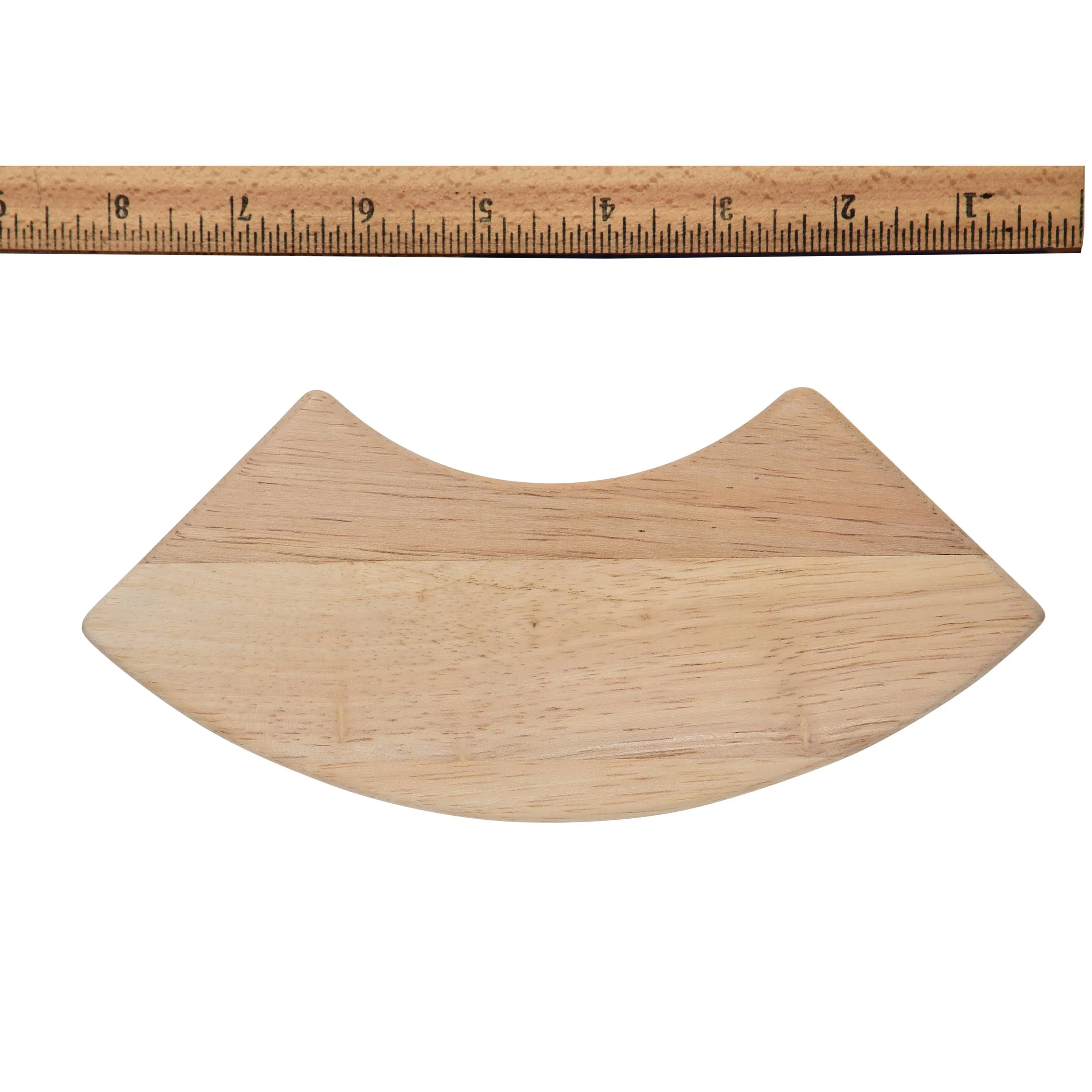 Quarter Circle Arch Block | Individual Wood Unit Blocks