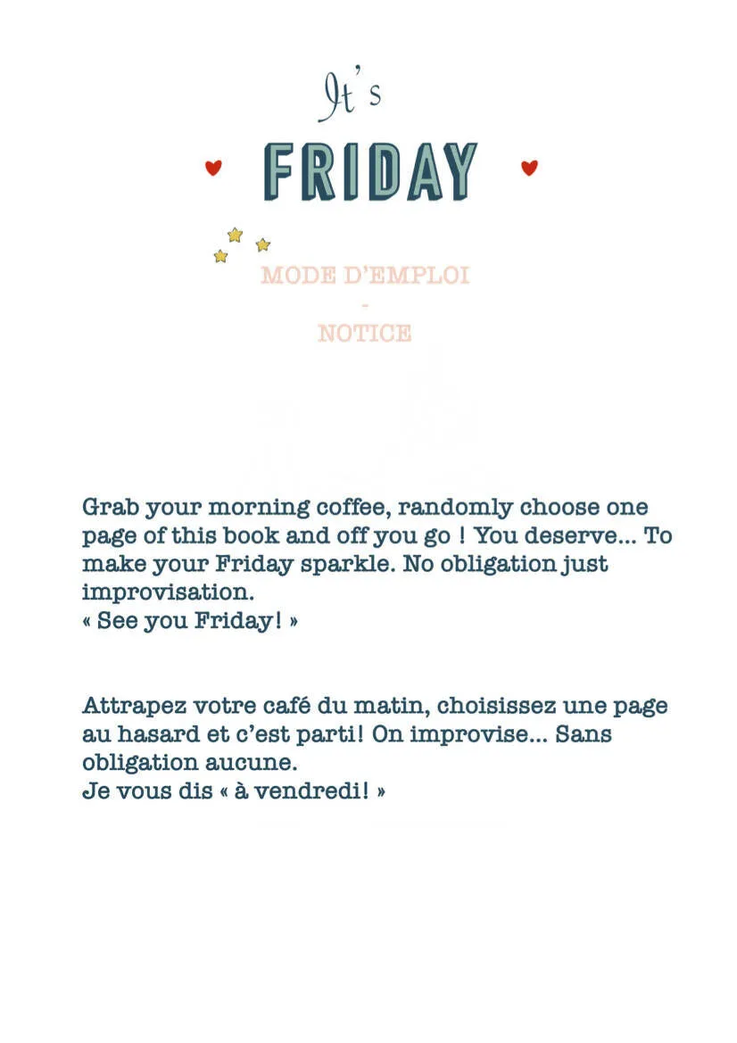 "Make your Friday sparkle!" book