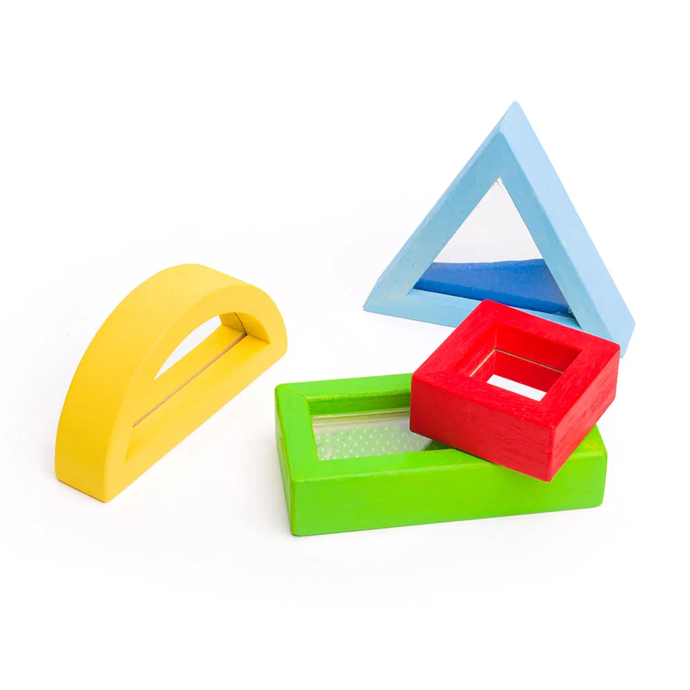 Rainbow Sensory Shapes by Bigjigs Toys