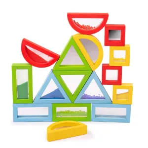 Rainbow Sensory Shapes by Bigjigs Toys