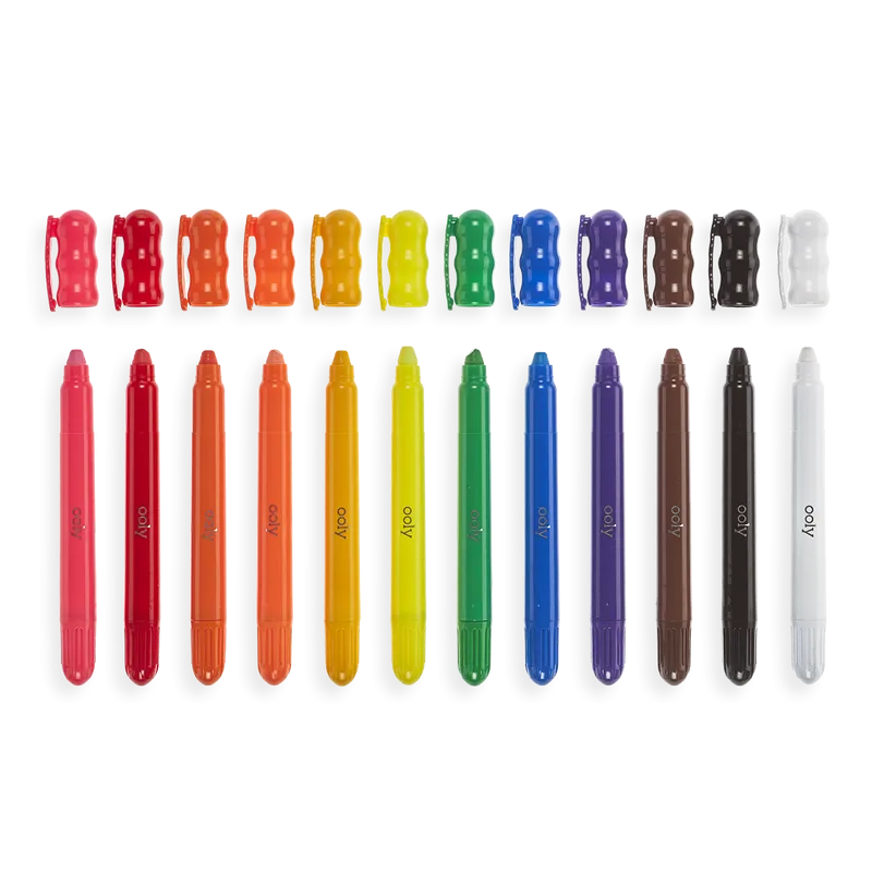 Rainy Dayz Gel Crayons - Set of 12