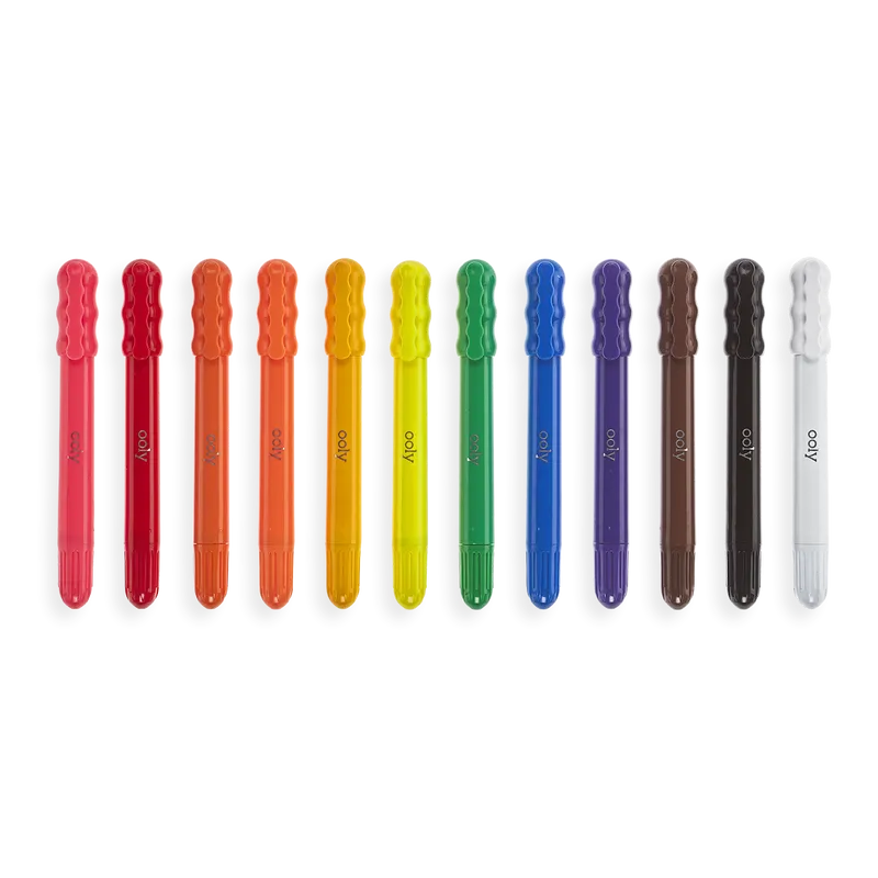 Rainy Dayz Gel Crayons - Set of 12