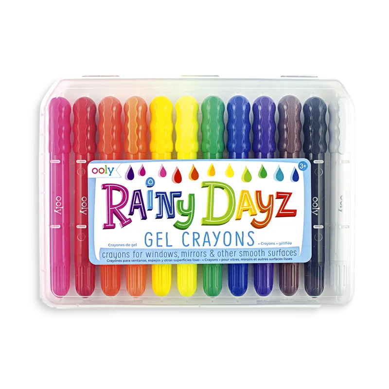 Rainy Dayz Gel Crayons - Set of 12