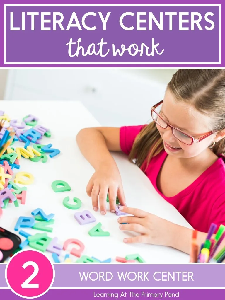 Second Grade Word Work Center Activities