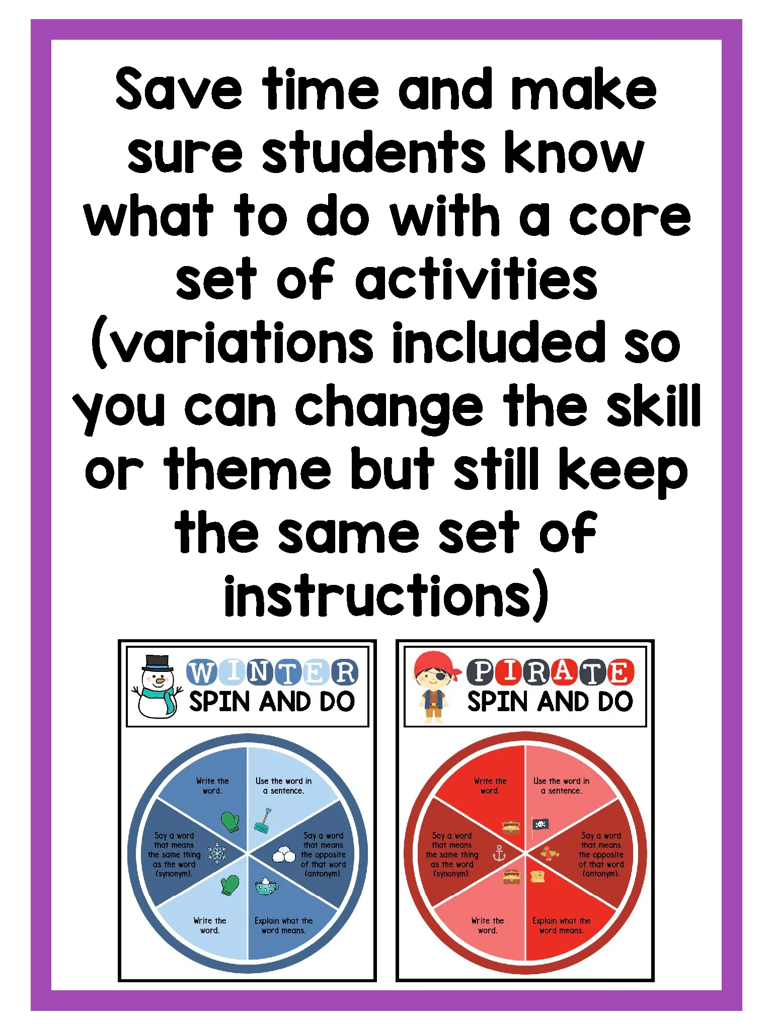 Second Grade Word Work Center Activities