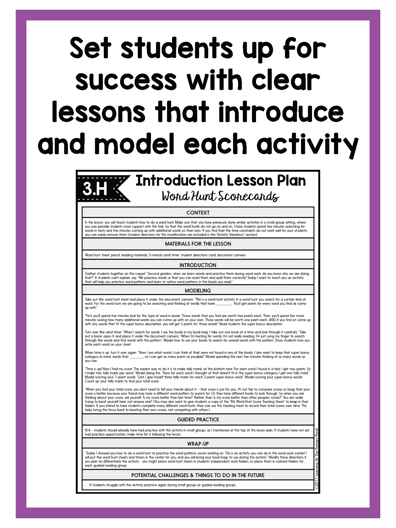 Second Grade Word Work Center Activities