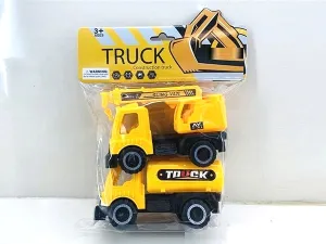 Set of 2 Construction Trucks Playset - 112