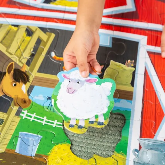 Shiny Barn Buddies Floor Puzzle, 48-Piece