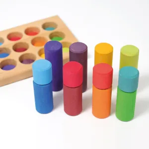 Small Rainbow Roller with Sorting Board Game Grimms New 2020 Range