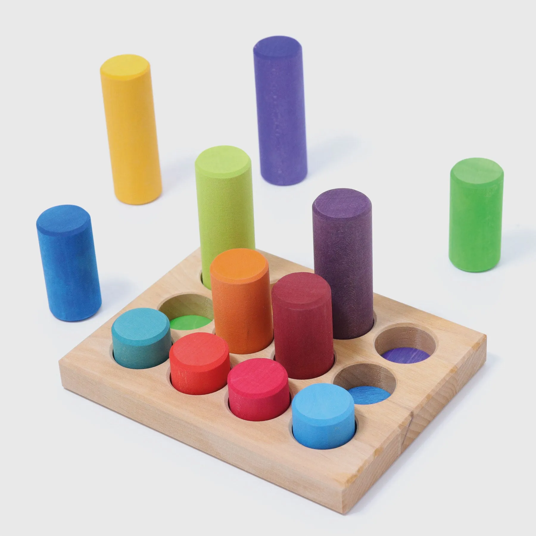 Small Rainbow Roller with Sorting Board Game Grimms New 2020 Range