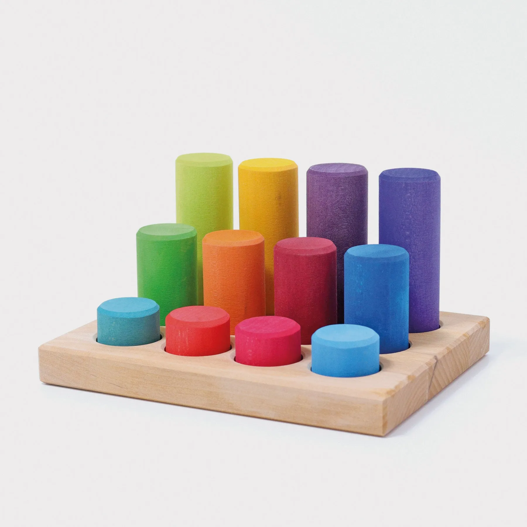 Small Rainbow Roller with Sorting Board Game Grimms New 2020 Range