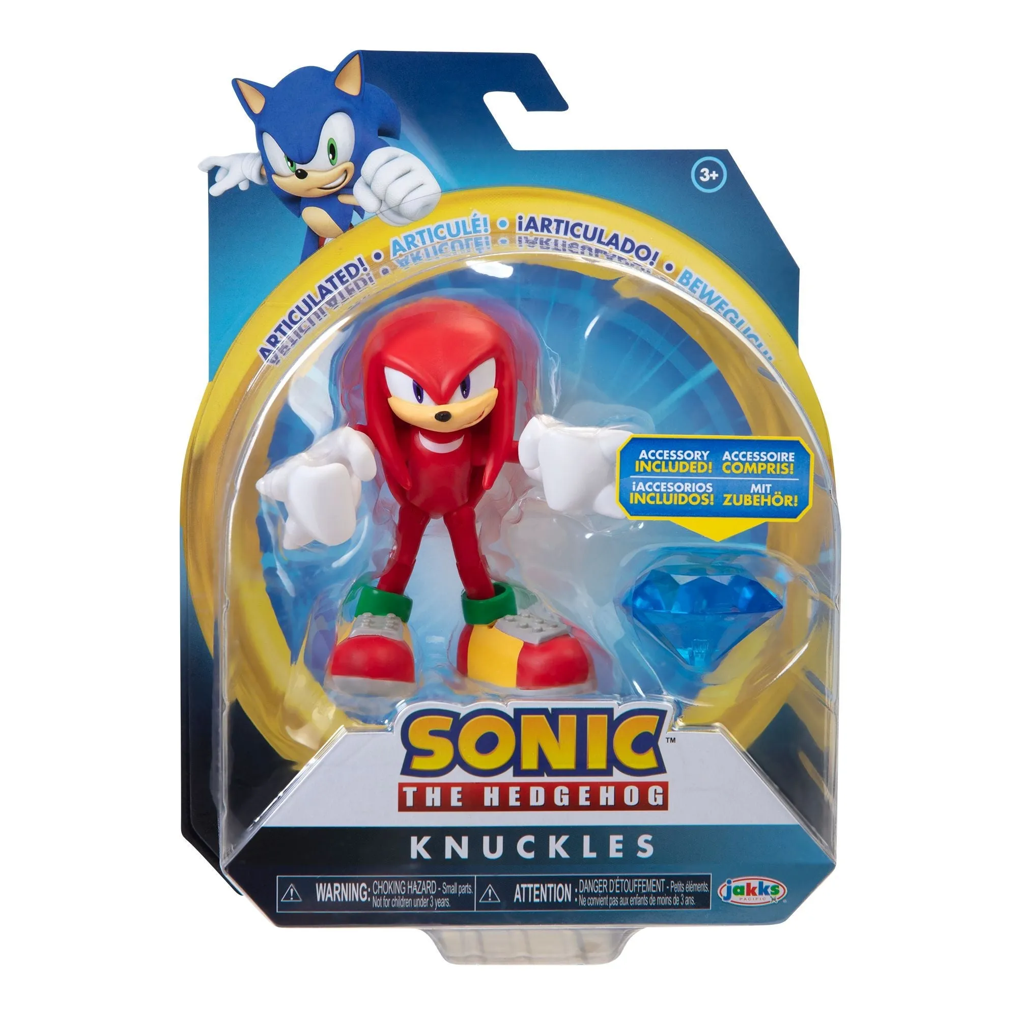 Sonic The Hedgehog 12cm Articulated Figure Knuckles