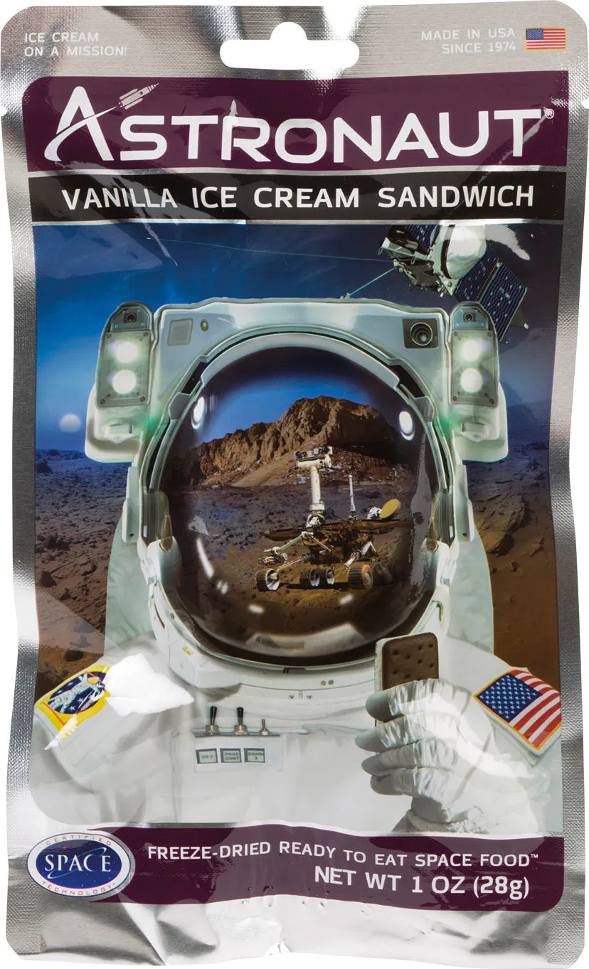 Space Astronaut Vanilla Ice Cream Sandwich