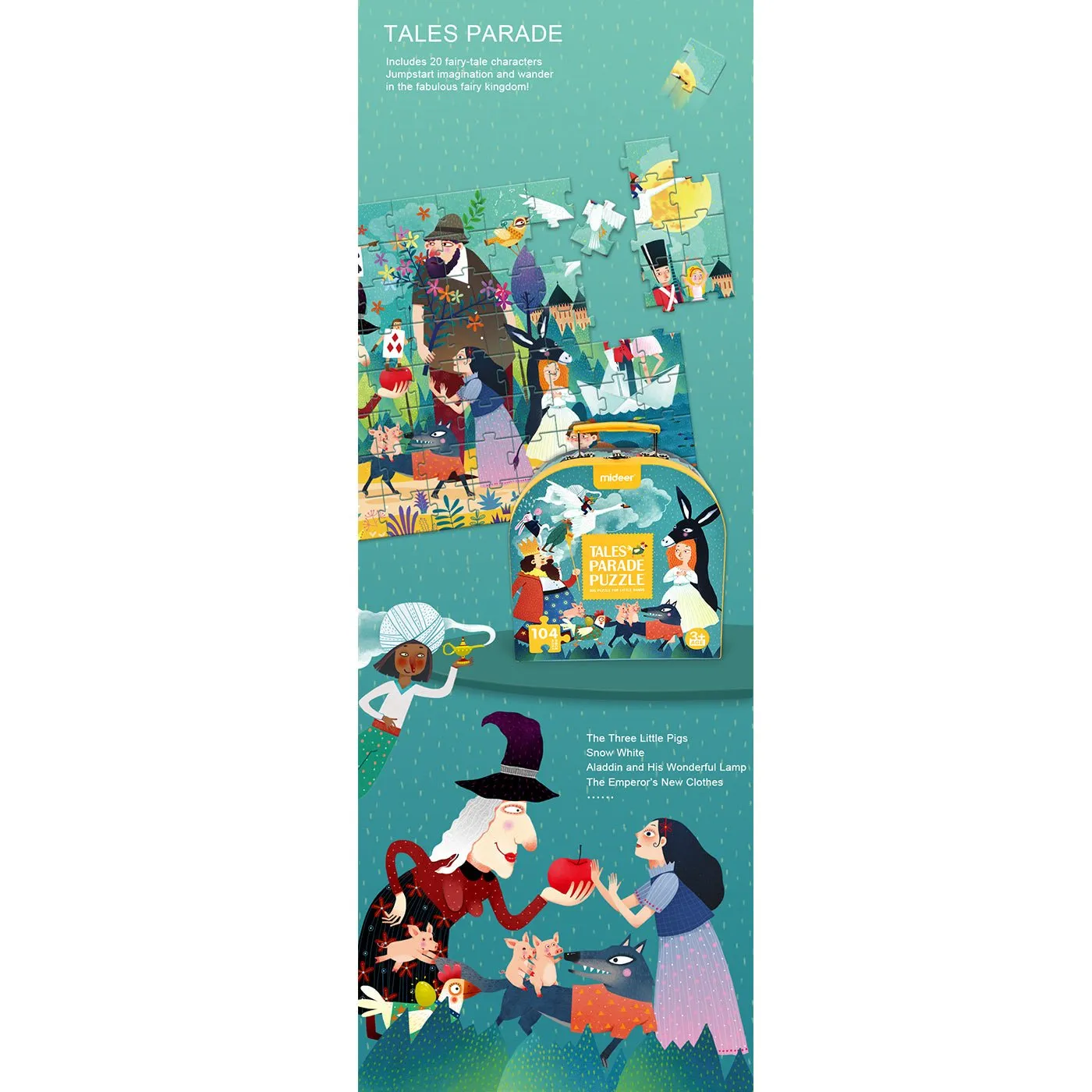Tale's Prade 104pcs Puzzle Gift Box