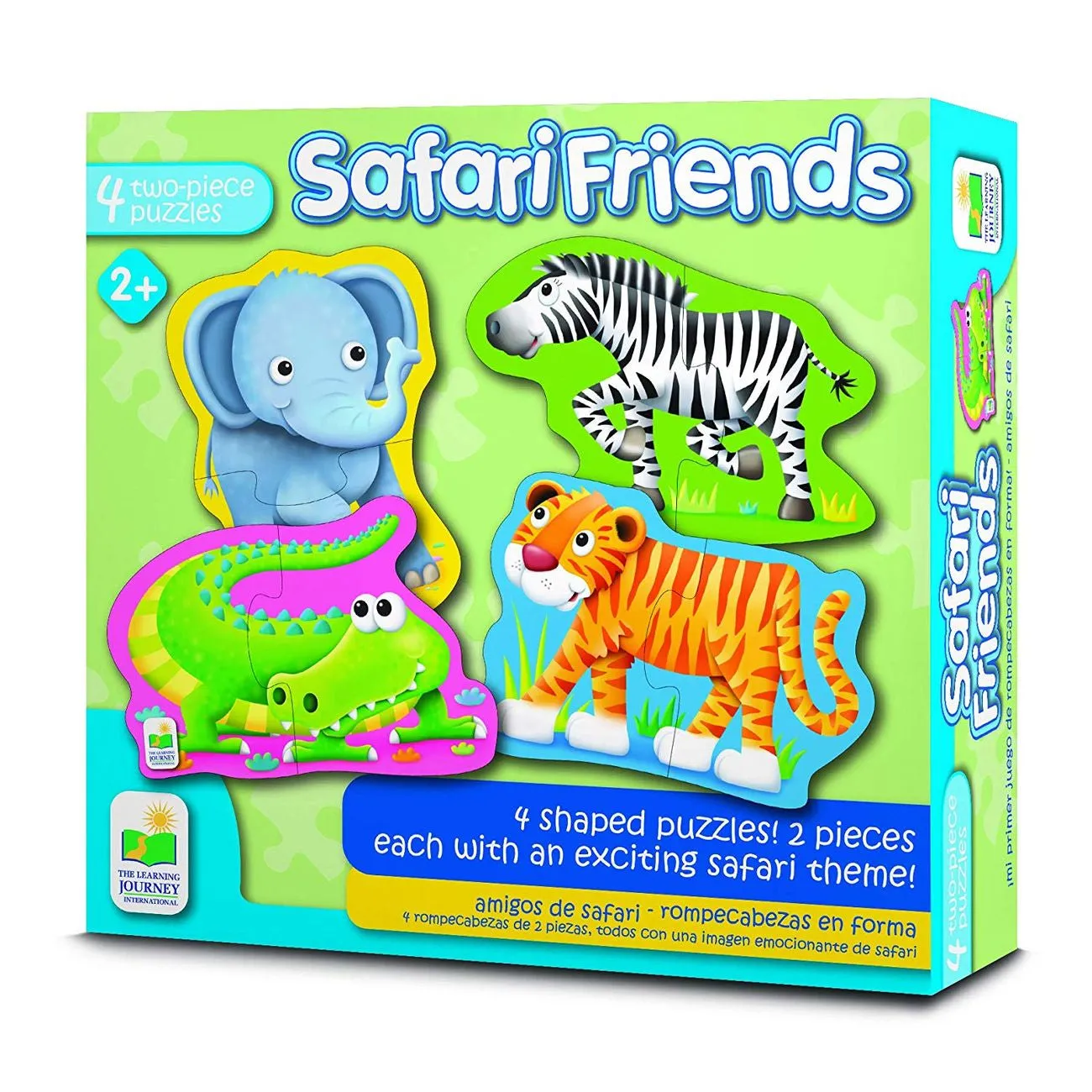 THE LEARNING JOURNEY SAFARI FRIENDS SHAPED PUZZLE