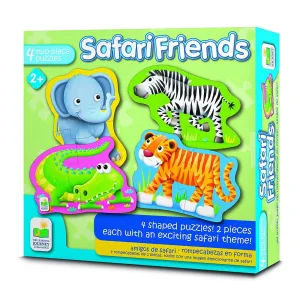THE LEARNING JOURNEY SAFARI FRIENDS SHAPED PUZZLE